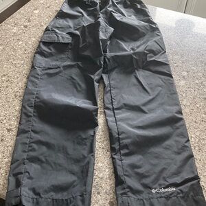 Columbia Kids' Black Cargo Rain/Wind Pants